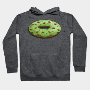 Football Donut with football and candy sprinkles Hoodie